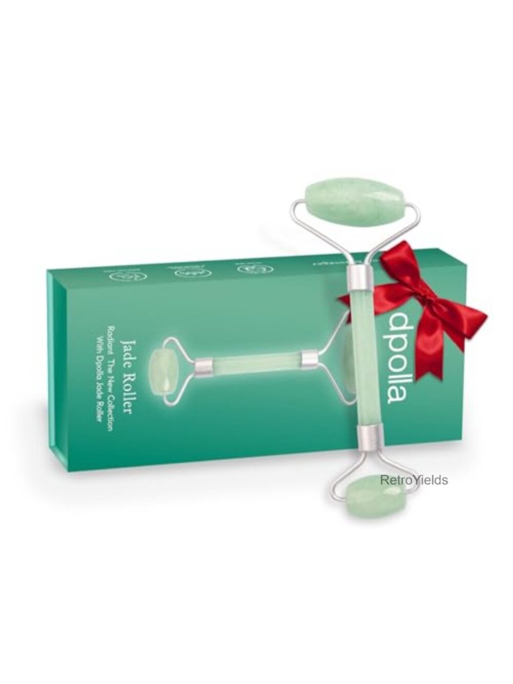 Jade Roller Dual-Sided Facial Massager Eye Roller Skin Care Tool
